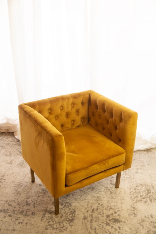 Gold Chair Velvet