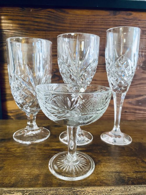 Crystal glassware